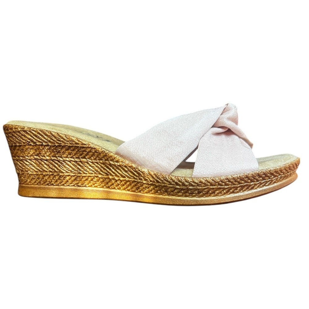 Tuscany Shimmering Blush Sandals BRAND NEW! 7.5